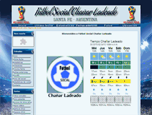 Tablet Screenshot of futbolsocial.org